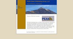 Desktop Screenshot of peaksmg.com